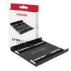 AXAGON RHD-125B Bracket to 3,5" position metal, for 1x 2,5" drive Black RHD-125B
