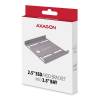 AXAGON RHD-125S Bracket to 3,5" position metal, for 1x 2,5" drive Silver RHD-125S