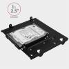 AXAGON RHD-435 Bracket to 5,25" position metal, for 4x 2,5" Black RHD-435