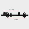 AXAGON RHD-435 Bracket to 5,25" position metal, for 4x 2,5" Black RHD-435