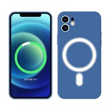 iPhone 12 Pro Max mágneses szilikon tok, Kék CEL-MAGSAFEIPH12PMBL iPhone 12 Pro Max mágneses szilikon tok, Kék CEL-MAGSAFEIPH12PMBL