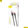 Baseus Cafule Kábel tartós nylon fonott USB / Lightning 1.5A 2M fekete CALKLF-C19