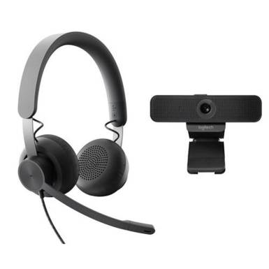 Logitech C925e Webkamera Black + UC-Kompatibilis Zone Wired Headset Black 991-000339 Logitech C925e Webkamera Black + UC-Kompatibilis Zone Wired Headset Black 991-000339