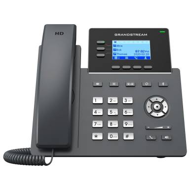GRANDSTREAM IP Telefon 3 vonalas Carrier-Grade, HD LCD kilejző POE, GRP 2603P GRP 2603P