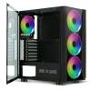 Spirit of Gamer GHOST III RGB fekete ablakos táp nélküli ház 8005RA