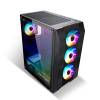 Spirit of Gamer Rogue VI RGB fekete ablakos táp nélküli ház 8003RA