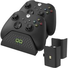 Venom VS2881 Xbox Series X/S dupla t&ouml;ltő&aacute;llom&aacute;s akkumul&aacute;torokkal