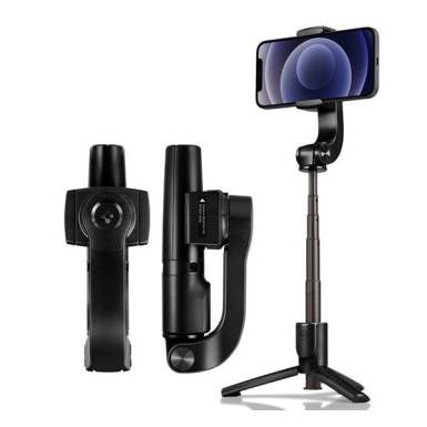 Spigen Gimbal Bluetooth Selfie-bot, tripod S610W, fekete AMP01862 Spigen 54969 Spigen Gimbal Bluetooth Selfie-bot, tripod S610W, fekete AMP01862 Spigen 54969