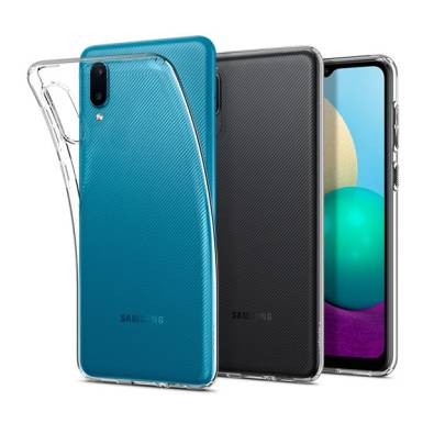 Spigen Liquid Crystal Samsung Galaxy A02 Crystal Clear tok, átlátszó ACS02779 Spigen 54952 Spigen Liquid Crystal Samsung Galaxy A02 Crystal Clear tok, átlátszó ACS02779 Spigen 54952
