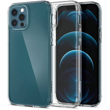 Spigen Ultra Hybrid Apple iPhone 12/12 Pro Crystal Clear tok, átlátszó ACS01702 Spigen 49957 Spigen Ultra Hybrid Apple iPhone 12/12 Pro Crystal Clear tok, átlátszó ACS01702 Spigen 49957