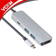 VCOM CU429M USB TYPE-C apa -HDMI anya + USB 3.0*2 + USB TYPE-C anya átalakító CU429M