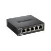 D-LINK Switch 5x1000Mbps Fémházas Asztali, DGS-105GL/E DGS-105GL/E
