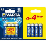 Varta High Energy Alkaline AA Ceruzaelem (4db/csomag) 4906121414
