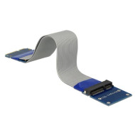 Delock Bővítő Mini PCI Express / mSATA csatlakozódugó - aljzatemelő kártya rugalmas kábellel (13 cm) 65837