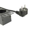 Hálózati elosztó 8-as (földelt) 3m Rack-be Gembird EG-PDU-014 EG-PDU-014