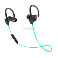 Esperanza Bluetooth mikrofonos sport fülhallgató, zöld EH188G