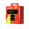CANYON C2 720P HD 1.0Mega fixed focus webcam with USB2.0. connector, 360° rotary view scope, 1.0Mega pixels, built in MIC, Resolution 1280*720(1920*1080 by interpolation), viewing angle 46°, cable length 1.5m, 90*60*55mm, 0.104kg, Black CNE-HWC2