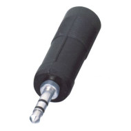 Somogyi AC 16 3.5 mm Jack apa - 2x 3.5 mm Jack anya adapter - Fekete AC 16