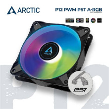 12cm ház cooler Arctic P12 PWM,PST A-RGB ACFAN00231A