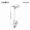 Nedis TVCM1330BK 26"-42" LCD TV/Monitor fali tartó - Fekete TVCM1330BK