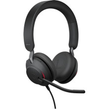 Jabra Evolve2 40 (UC, USB-A) Stereo Headset Fekete 24089-989-999