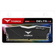 TeamGroup 16GB /2666 T-Force Delta RGB Black DDR4 RAM KIT (2x8GB) TF3D416G2666HC16CDC01