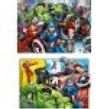 CLEMENTONI Marvel Bosszúállók Supercolor - 2 az 1-ben puzzle 2x60 darabos 21605