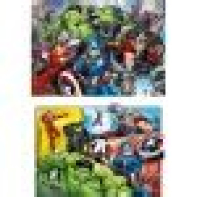 CLEMENTONI Marvel Bosszúállók Supercolor - 2 az 1-ben puzzle 2x60 darabos 21605