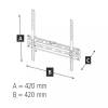Hama FIX TV Wall Bracket 400x400 Black 118104
