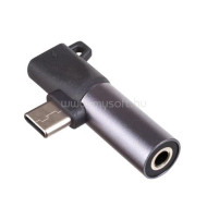 Akyga AK-AD-62 USB type C / USB type C / Jack 3.5mm adapter AK-AD-62