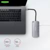 AXAGON HMC-6M2 SuperSpeed USB-C Combo 6in1 Hub HMC-6M2