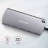AXAGON HMC-6M2 SuperSpeed USB-C Combo 6in1 Hub HMC-6M2