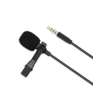 Delock Tie lavalier mindenirányú csiptetős mikrofon 3,5 mm-es sztereo jack 3 tűs apával és adapter k 66279