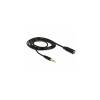 Delock Hosszabb&iacute;t&oacute; k&aacute;bel Audio Stereo Jack 3.5 mm apa/ anya IPhone 4 pin 1 m 84666