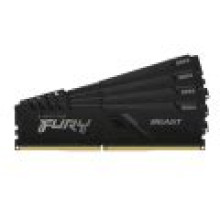 Kingston 128GB /3200 Fury Beast DDR4 RAM KIT (4x32GB) KF432C16BBK4/128