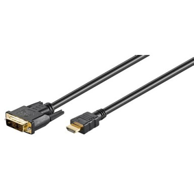 HDMI-DVI kábel 1m Goobay 51579