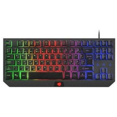 Natec Fury Hurricane TKL Rainbow USB magyar billentyűzet NFU-1754 NFU-1754