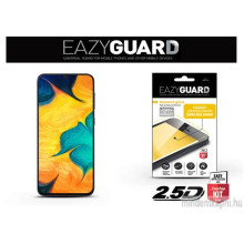 EazyGuard Samsung A025G Galaxy A02s Long gyémántüveg képernyővédő fólia - Diamond Glass 2.5D Fullcover - fekete LA-1833