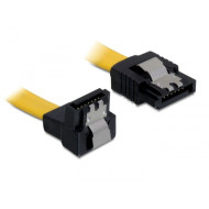 DELOCK Cable SATA 6 Gb/s down/straight metal 50 cm (82811)