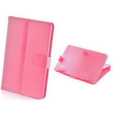 Univerzális tablet bőrtok 8" rózsaszín