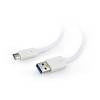Gembird CCP-USB3-AMCM-W-0.5M USB3.0 AM to Type-C cable 0,5m White CCP-USB3-AMCM-W-0.5M