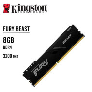 8GB 3600MHz Kingston DDR4 Fury Beast RAM KF436C17BB/8 KF436C17BB/8