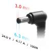 Notebook adapt. AKYGA Zebra 24V/4.17A 100W, 6.3x3.0 AK-ND-73 AK-ND-73