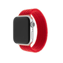 FIXED Elastic nylon strap Nylon Strap for Apple Watch 42/44mm, size L, red FIXENST-434-L-RD