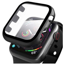 FIXED Protective case Pure with tempered glass for Apple Watch 44mm, clear FIXPUW-434