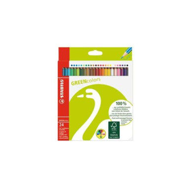 Stabilo GreenColours Hatszögletű Színes ceruza készlet 18 különböző szín (18 db/csomag) 6019/2-18