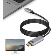 ACT AC7015 USB-C to HDMI 4K connection cable 1,8 Black AC7015