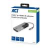 ACT AC7021 USB-C to HDMI 4K adapter Hub & Card Reader AC7021