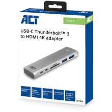 ACT AC7025 USB-C - Thunderbolt 3 to HDMI 4K adapter AC7025