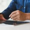 FIXED Graphite stylus for iPads with smart tip and  magnets, black FIXGRA-BK